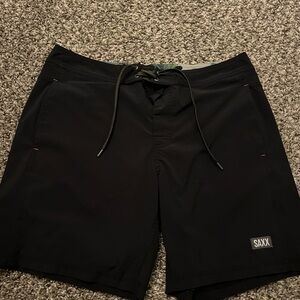 Saxx Men's Black Board Shorts